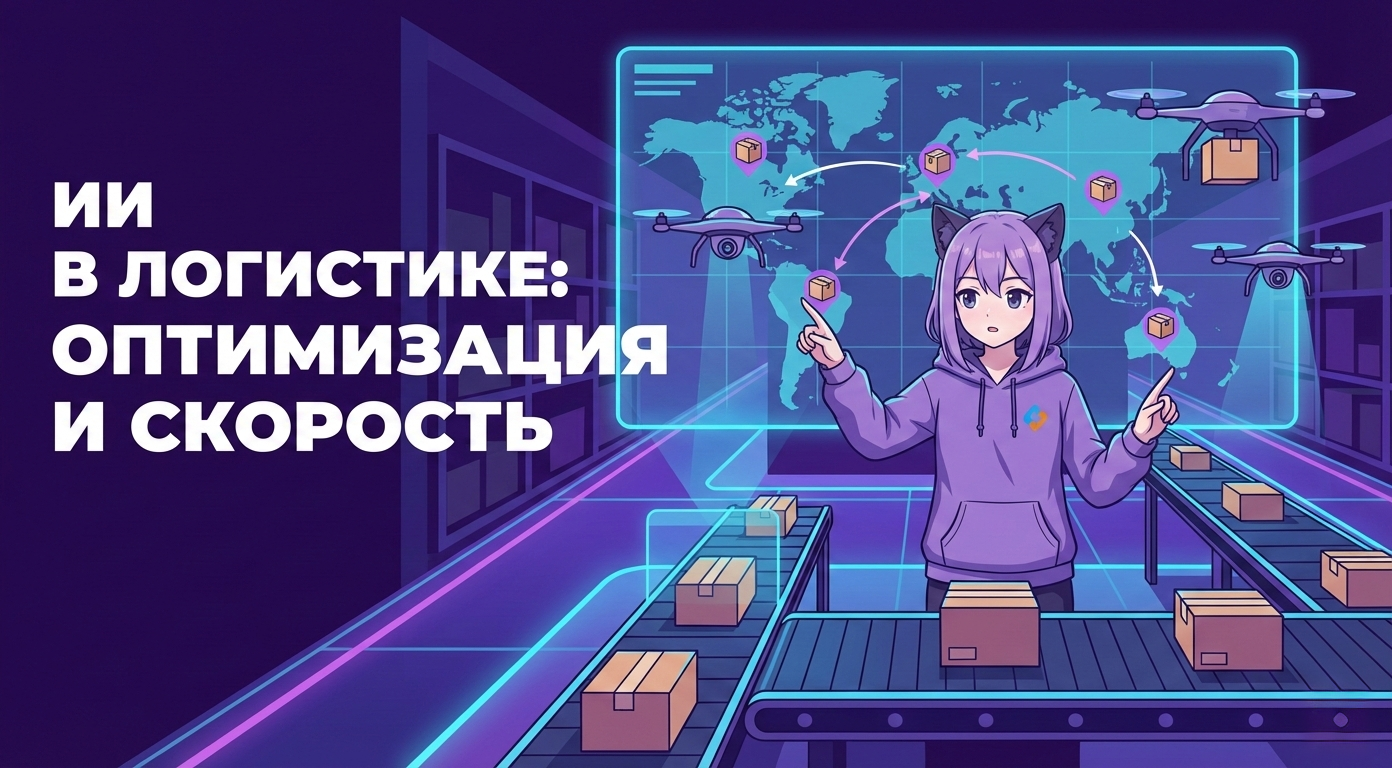 Как ИИ помогает оптимизировать логистику и доставку
