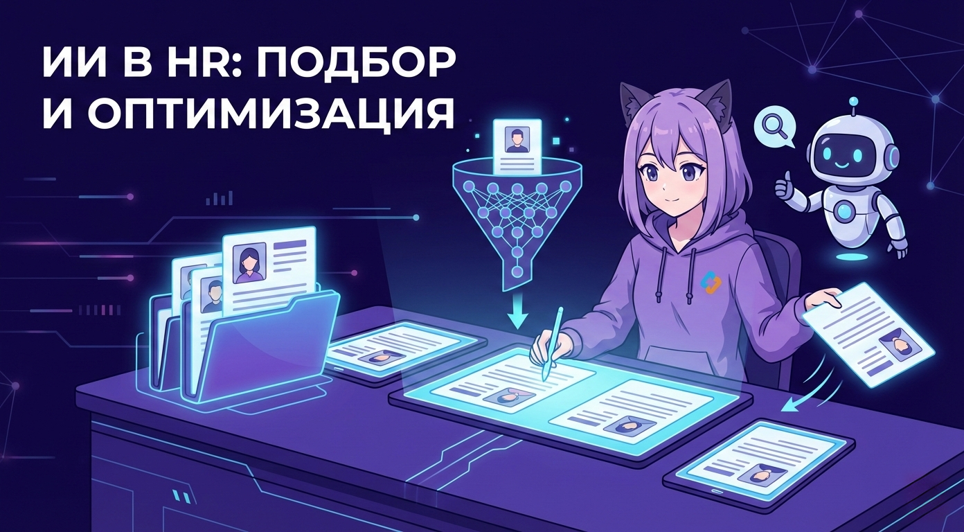 Нейросети в HR: Как ИИ помогает при подборе персонала и оптимизирует бизнес-процессы