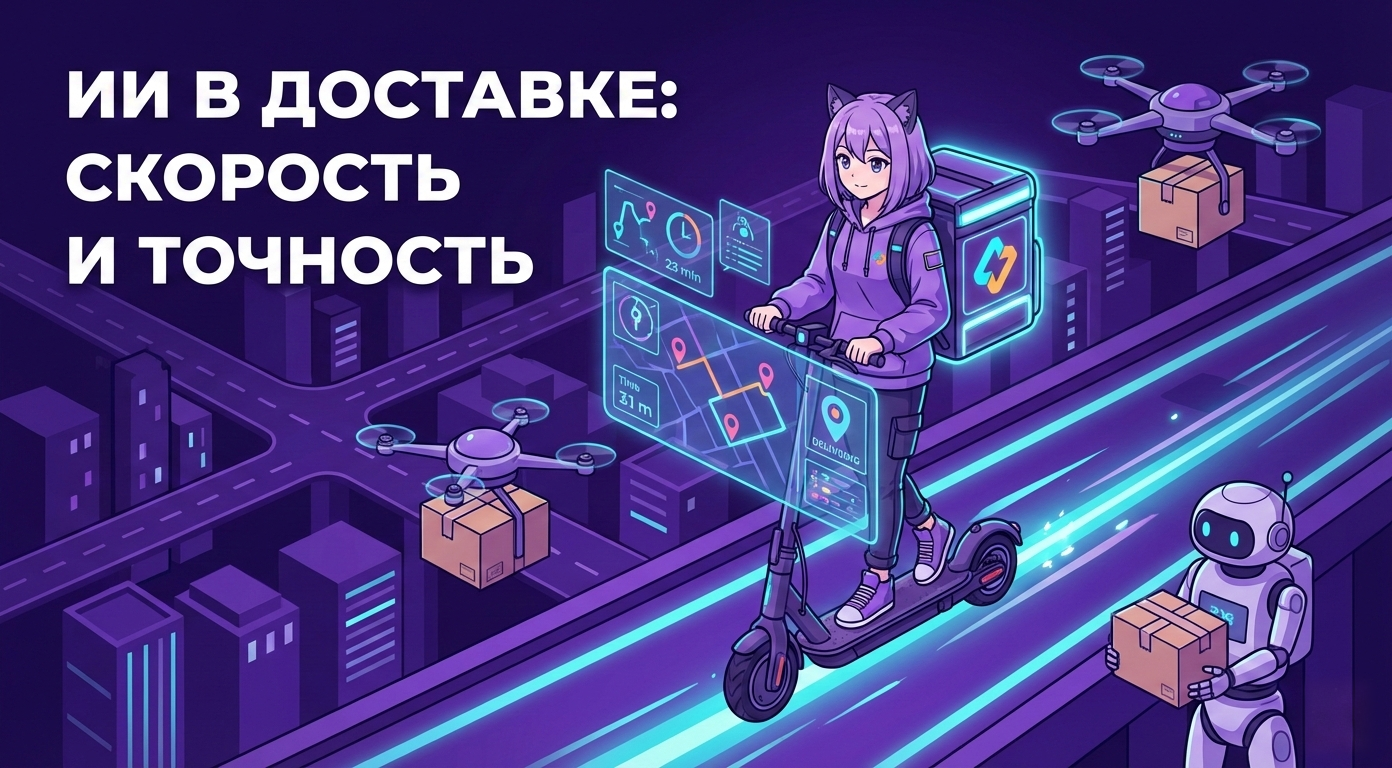Как нейросеть помогает курьерам работать быстрее и точнее — ИИ в службах доставки