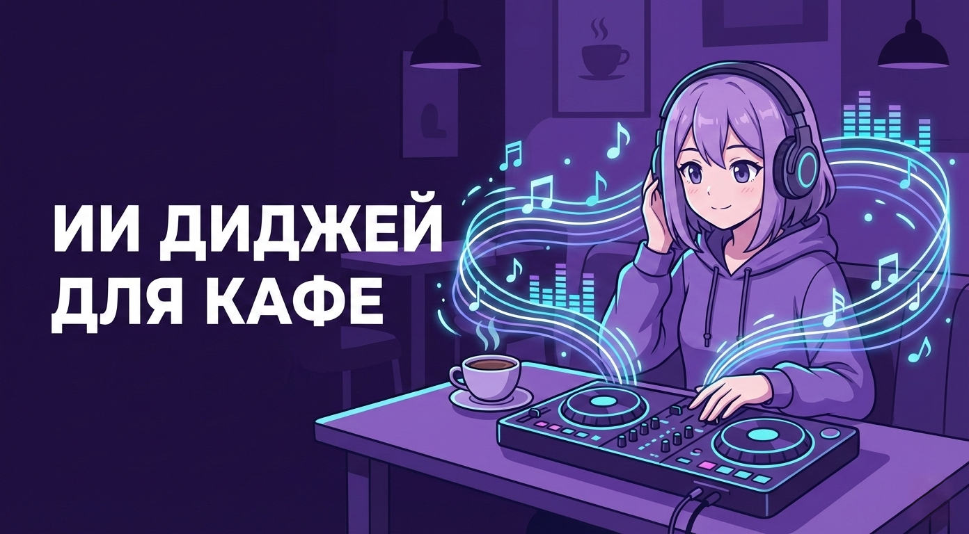 Как автоматизировать подбор музыки в кафе с помощью ИИ