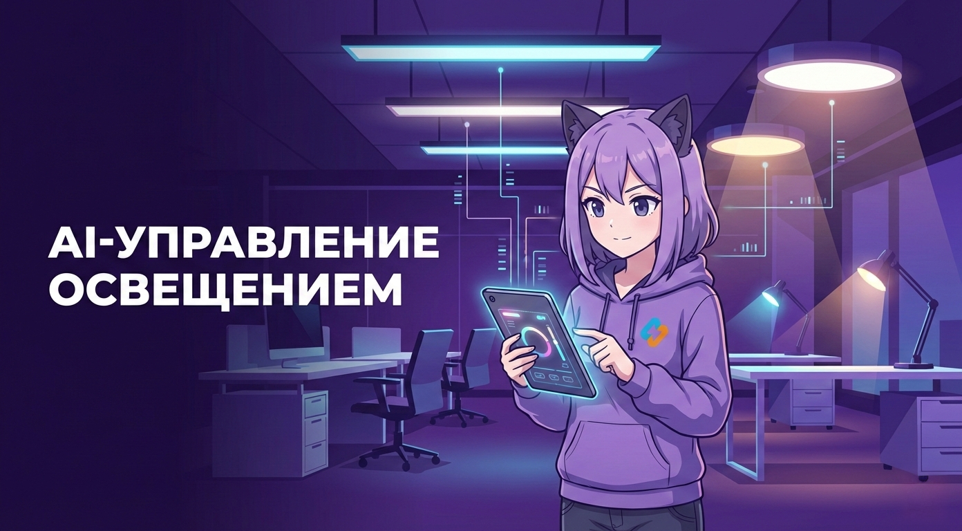 Как нейросеть может управлять офисным освещением