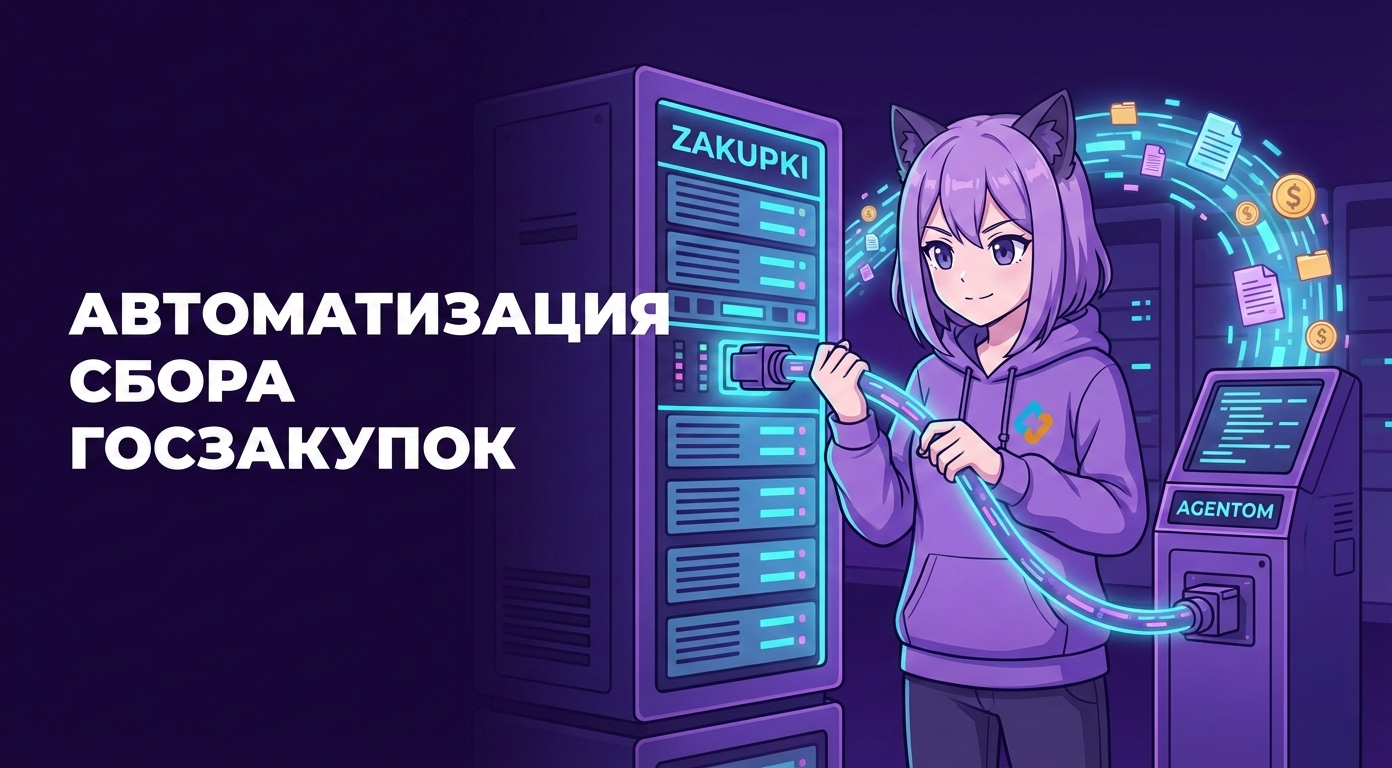 Автоматизация Скачивания Данных о Госзакупках с Сайта zakupki.gov.ru для Agentom.ru