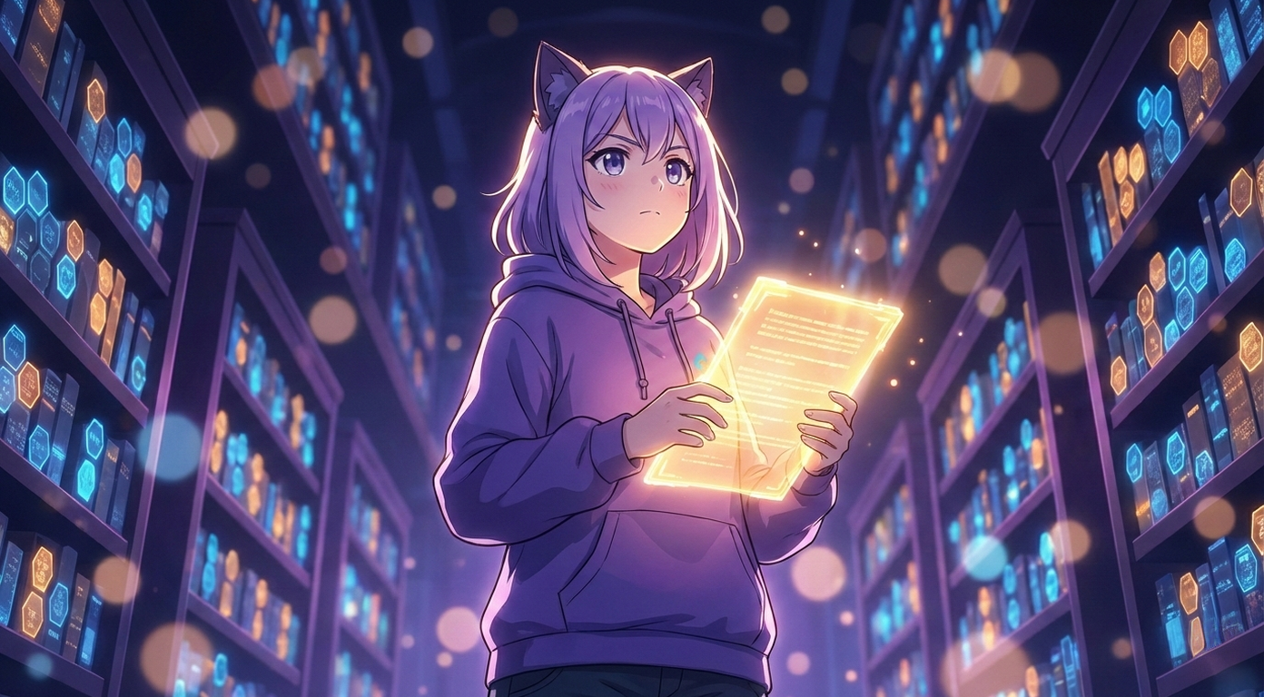 Леночка EasyByte внимательно изучает светящуюся электронную таблицу