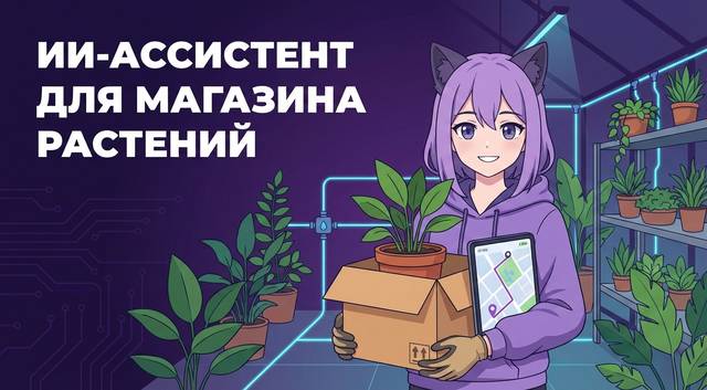 ИИ-ассистент для интернет-магазинов растений: подбор, доставка, рекомендации