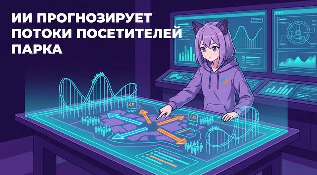 ИИ в управлении парками развлечений: точные прогнозы потоков и оптимизация инфраструктуры