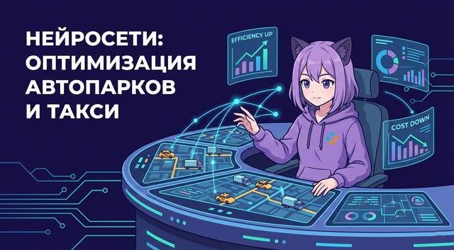 Как нейросеть помогает оптимизировать работу автопарков и такси-сервисов