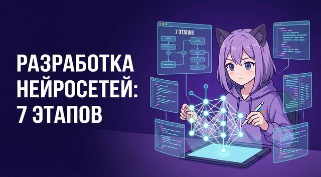 Разработка нейросетей на заказ: 7 этапов запуска успешного проекта