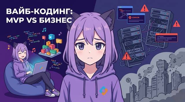 Вайб-кодинг: почему это круто для MVP и смерть для бизнеса