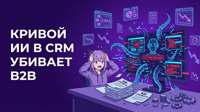 Иллюзия гиперперсонализации: как криво настроенный ИИ в CRM банкротит B2B-поставщиков