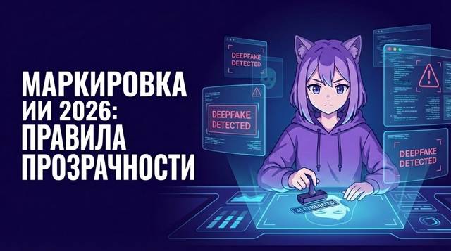 Маркировка ИИ-контента 2026: новые правила прозрачности и борьбы с дипфейками